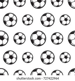 football and soccer seamless pattern