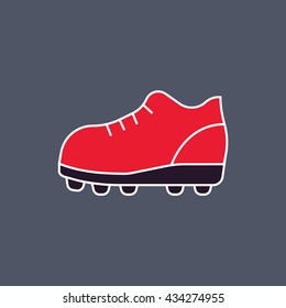 football/ soccer shoes icon