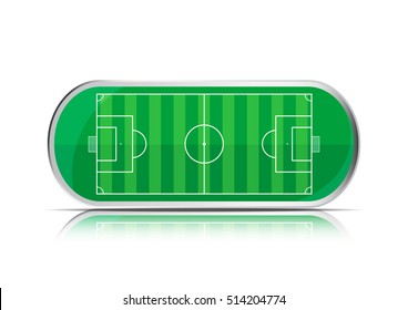 football soccer sport application icon vector
