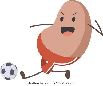 Football Soccer Sport Potato Clipart Vector