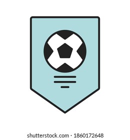 football and soccer sports vector icons