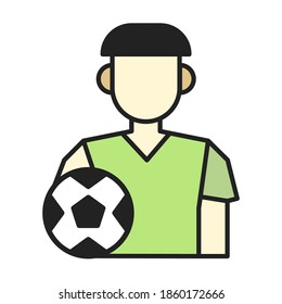 football and soccer sports vector icons