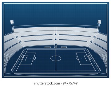 Football - soccer stadium