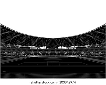 Football Soccer Stadium Vector 17