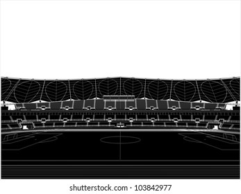 Football Soccer Stadium Vector 18