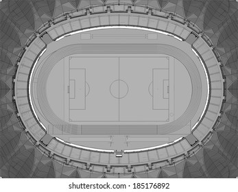 Football Soccer Stadium Vector 20