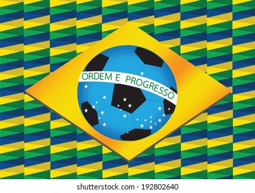football  , soccer symbols  on Abstract background