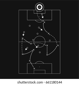 Football (soccer) tactic draft