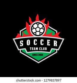 Football Soccer Team Club Emblem League Stock Vector (Royalty Free ...