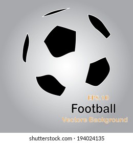 football (soccer) vector background, cover. Eps10.