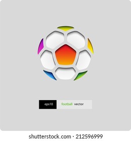 football (soccer) vector background, cover. Eps10.