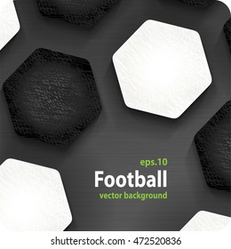 football (soccer) vector background, cover. Eps10.