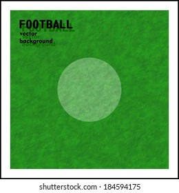 football (soccer) vector background, a penalty marker point