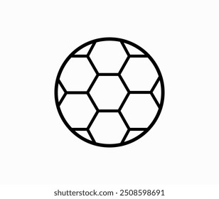Football Soccer vector icon on white background