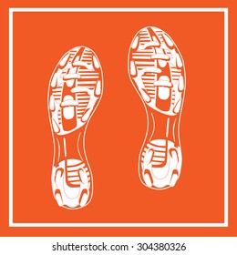 football sole. vector