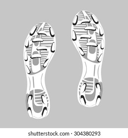 football sole. vector illustration