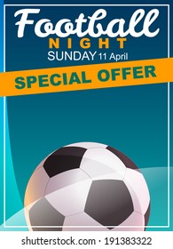 Football. Special Offer flyer