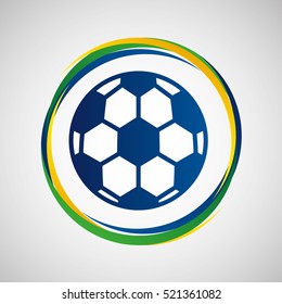 football sport badge icon vector illustration eps 10