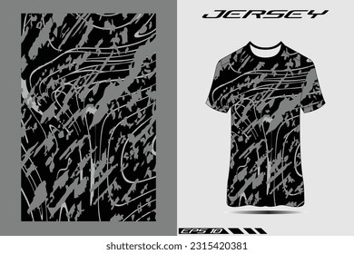 Football Sport, Esports Gaming Jersey T Shirt Template. dummy uniform. Vector Illustration design