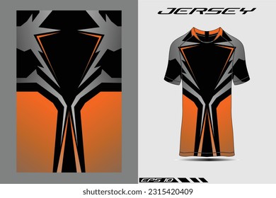 Football Sport, Esports Gaming Jersey T Shirt Template. dummy uniform. Vector Illustration design