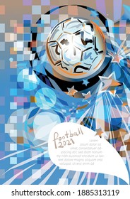 Football sport game background for your design