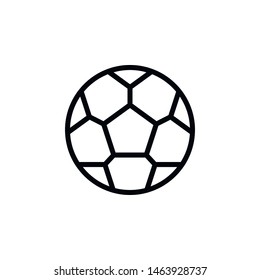 Soccer Ball Football Symbol Icon Vector Stock Vector (royalty Free 