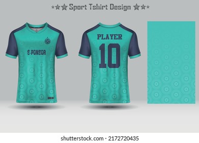 Football sport jersey mockup abstract geometric pattern t-shirt design