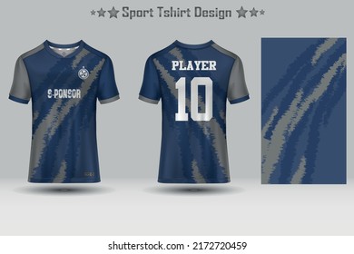 Football sport jersey mockup abstract geometric pattern t-shirt design