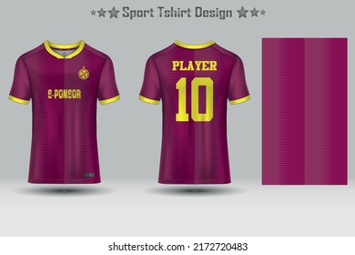 Football sport jersey mockup abstract geometric pattern t-shirt design