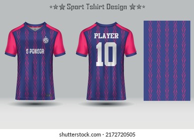Football sport jersey mockup abstract geometric pattern t-shirt design