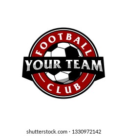 Football sport logo