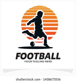 Football Sport Logo Design Template