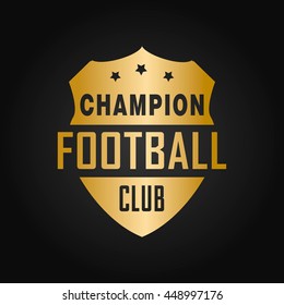 Football And Sport Shield Vector Design