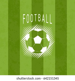 Football sport soccer logo vector illustration background