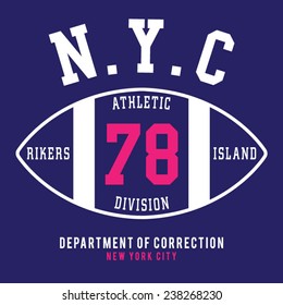 Football sport typography, t-shirt graphics, vectors