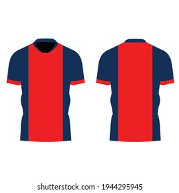 football sport uniform mockup vector design