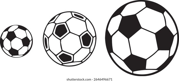 Football sports equipment and game icons