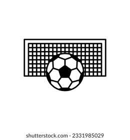 Football Sports Icon design Outline Style