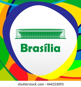 football stadium. 2016. Brasilia