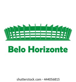 football stadium. 2016. Brazil, Belo Horizonte