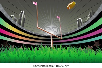 Football stadium.