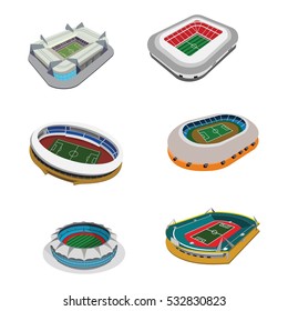 Football Stadium 3d icon.