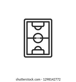 Football stadium concept line icon. Simple element illustration. Football stadium concept outline symbol design. Can be used for web and mobile UI/UX . Modern vector style