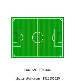 Football stadium concept line icon. Simple element illustration. Football stadium concept outline symbol design. Can be used for web and mobile UI/UX . Modern vector style