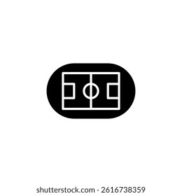 Football stadium, field icon template