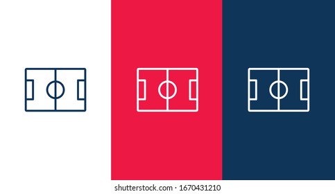Football stadium icon illustration isolated vector sign symbol