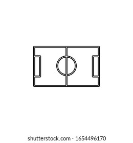 football stadium icon. Simple thin line, outline vector of web icons for ui and ux, website or mobile application