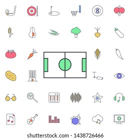 Football stadium icon. Universal set of web for website design and development, app development