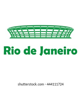 football stadium. Rio de Janeiro