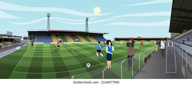 320 Football stadium gallery Images, Stock Photos & Vectors | Shutterstock